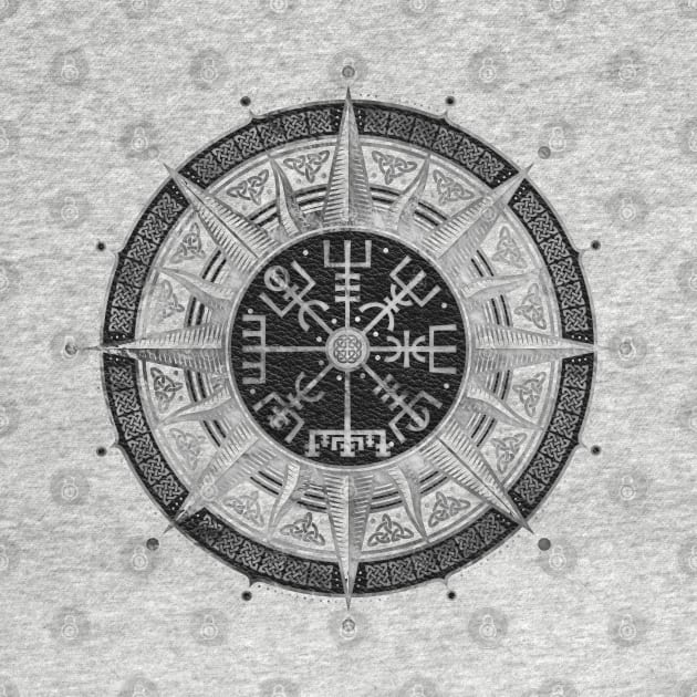 Vegvisir - Viking  Navigation Compass by Nartissima